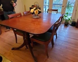 Drexel MCM table with 6 chairs an 3 leafs 2,000.00 OBO