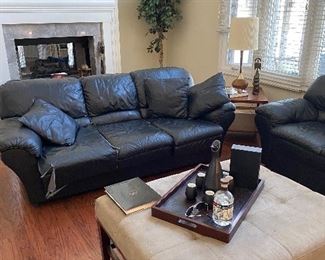 Pottery Barn Ottoman 