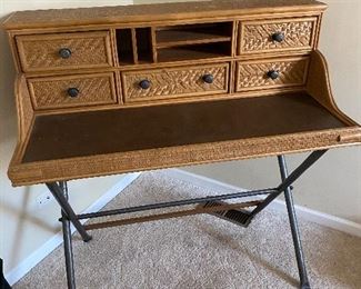 Rattan Desk