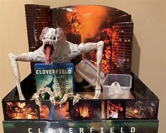 Hasbro Entertainment Cloverfield Monster, Original Box, DVD. There is another monster head included.