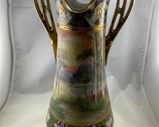 001 Hand Painted Nippon Vase