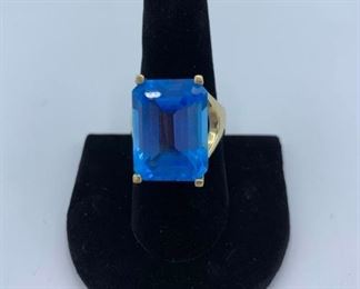 006 Blue Topaz Ring