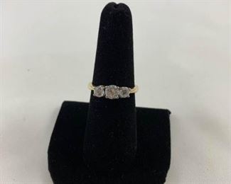 14kt White and Yellow Gold Ring