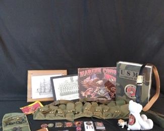 Assorted Marine Memorabilia