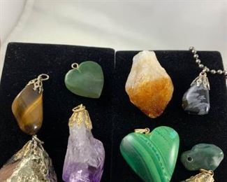Nine Stone Pendants