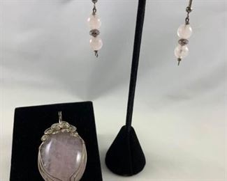 Set of Pink Quartz Stones