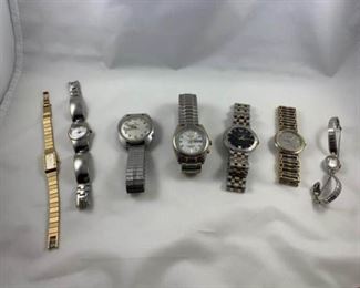 Variety of 7 Mens and Womens Watches
