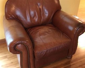 Thomasville leather arm chair