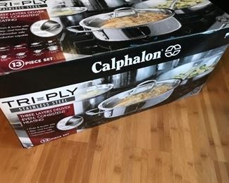 Calphalon Stainless cookware New in box