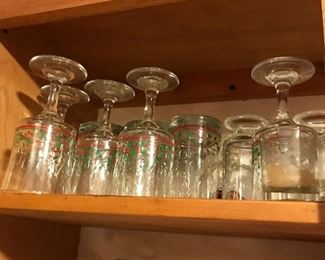 Christmas goblets