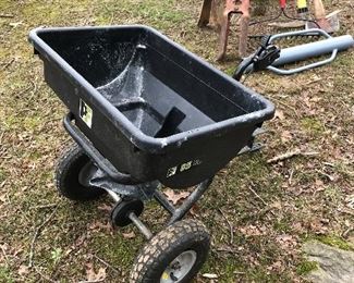 85lb. pull behind lawn spreader