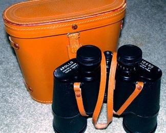 Vintage Binocular, Apollo, Leather Case