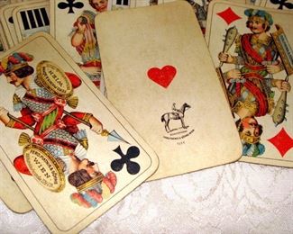 Antique, Playing Cards, Deck, Tarot, Ferd Piatnik, Germany, Circa 1900