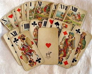 Ferd. Piatnik, Antique, Tarot Cards, Germany, 1900