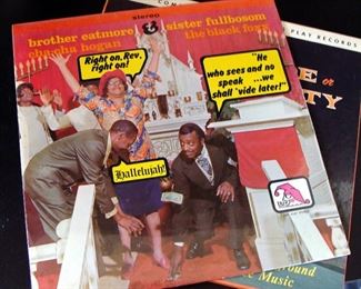 Cha-Cha Hogan, LP's, Vinyl, Adult, LAFF Records, Comedy, Raunchy, Vintage, 1970's, Party, Brother Eatmore, Sister Fullblossom