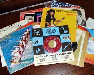 Vintage, Records, 45's, 1950's, 1960's, 1970's, 1980's