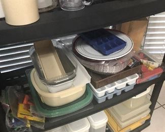 tupperware and more in storage items 