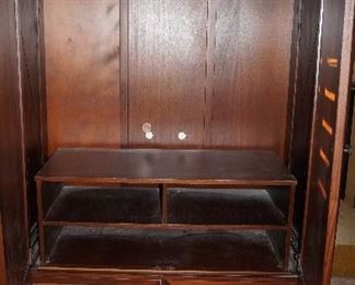 Large armoire Open