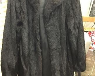 Black mink from fur shop in St  Joseph fits medium to large $ $ 125
