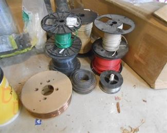 Reels of covered wire