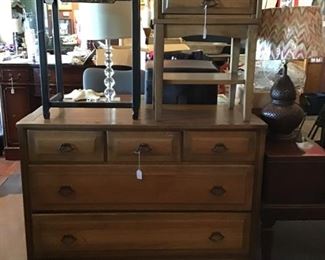 oak dresser, oak night stand, side tables