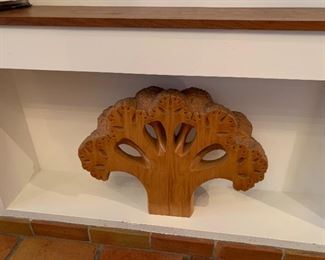 Large wood Cauliflour sculpture