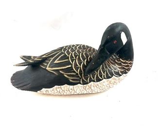 Painted decorative duck/ goose