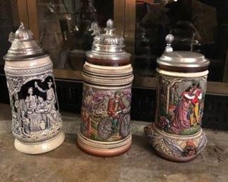 Three Beer Steins/Mugs https://ctbids.com/#!/description/share/315364