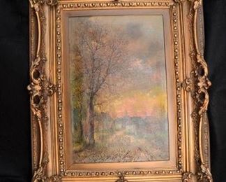 **RARE** LOTHAR BURGER (1866 - 1943) - ORIGINAL OIL PAINTING ON CANVAS https://ctbids.com/#!/description/share/307567