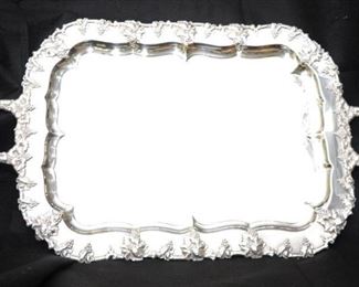 Vintage E.G. Webster & Son Silverplate Serving Tray https://ctbids.com/#!/description/share/313972