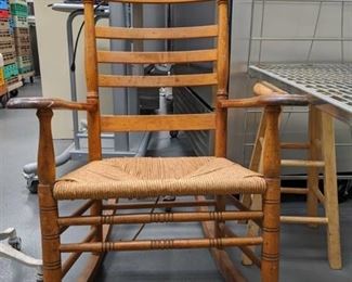 Rocking Chair And Stool