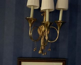 Electric Brass Wall Sconce....we have 2 pair...total of 4
