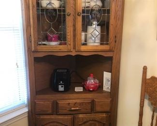 Beautiful corner hutch