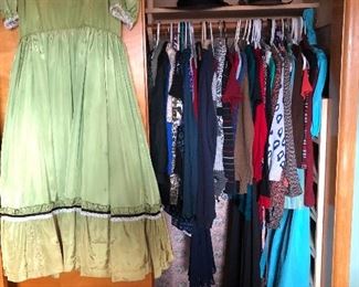 Women’s size small-medium clothes (including a few vintage items)