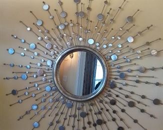 002 Large Decorative Sun Shape Mirror