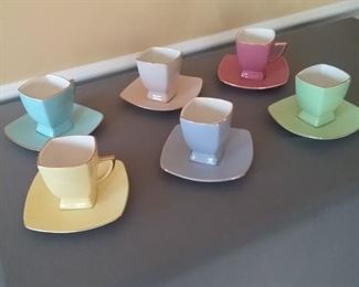 006 MidCentury Teacups in Various Colors