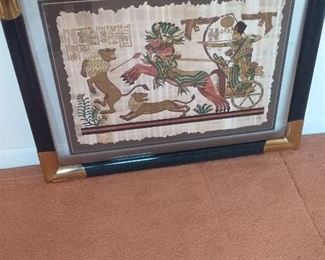 The Royal Hunt Papyrus, Beautifully Framed