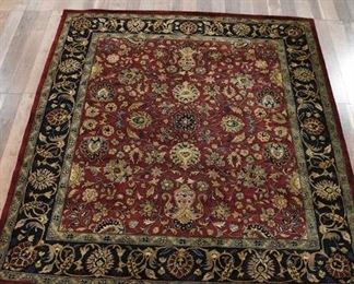 10'X9' Hand Tufted Persian Pattern Area Rug