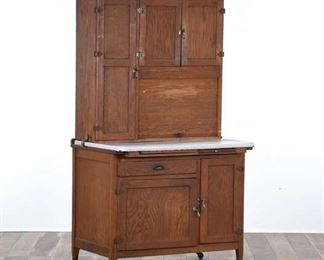 Rustic Hoosier Hutch Cabinet 
