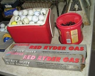 golf balls and automobile shock obsorbers