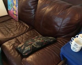 Leather couch