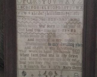 Antique 16th Century Needlepoint Sampler, Dated 1776!!! One of My Favorite Things we have uncovered so far! Incredible!!!