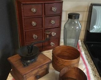 Early Shaker Boxes, spice Cabinet 