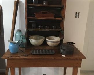 Antique kitchen items 