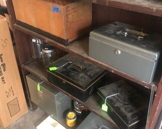 Metal Boxes, new to antique 