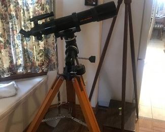 RARE: Telescope, Celestron, model SCP80F, 80mm, 640 focus, Florite Apochromat