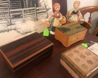 Antique Wooden Boxes 