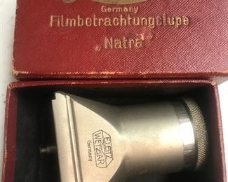 Leitz made in Germany Filmbetrachtung & Lupe "Natra"