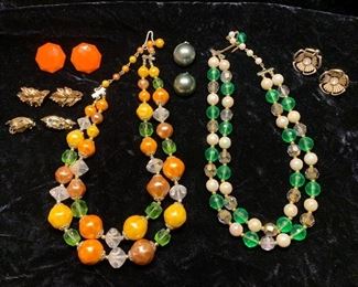 Vintage costume jewelry 