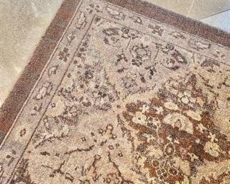 Taupe area rug 11'7" by 8'6"